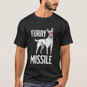 Camiseta Pastor belga FURRY MISSLE Malinois Proprietário de