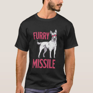 Camiseta Pastor belga FURRY MISSLE Malinois Proprietário de