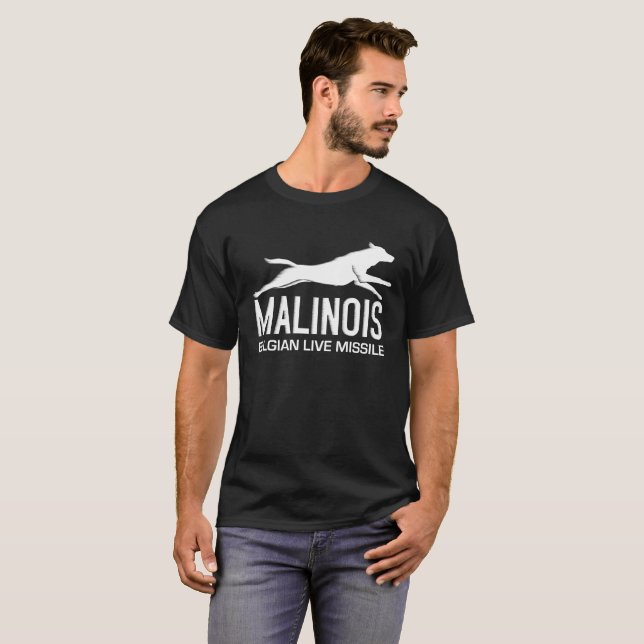 Camiseta Pastor belga - Malinois (Frente Completa)