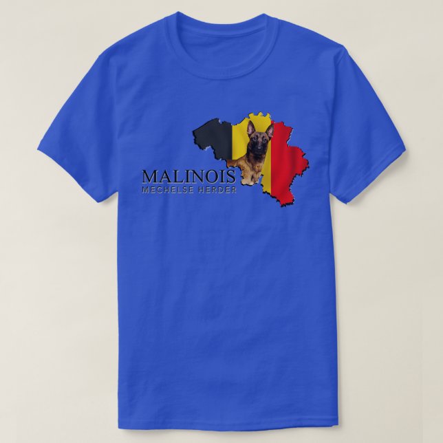 Camiseta pastor belga Malinois (17) (Frente do Design)