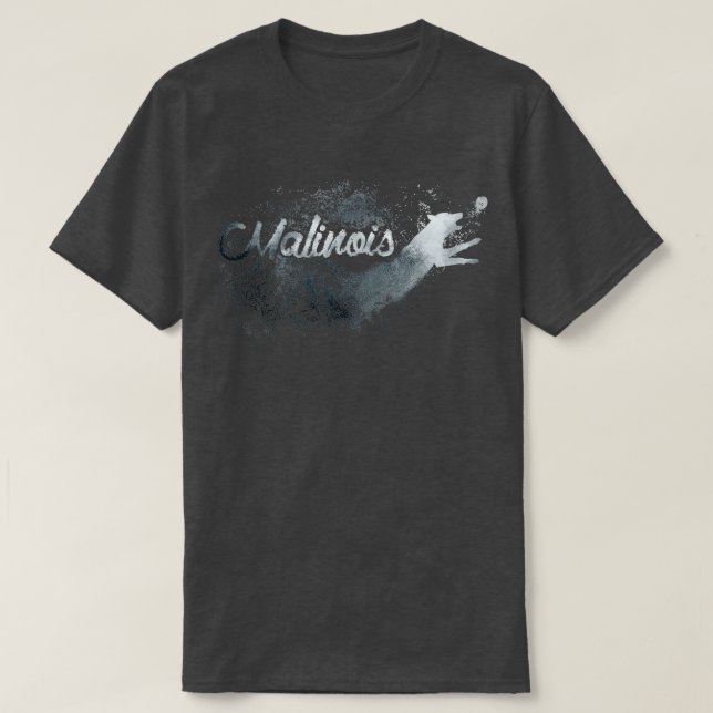 Camiseta pastor belga Malinois (22) (Frente do Design)