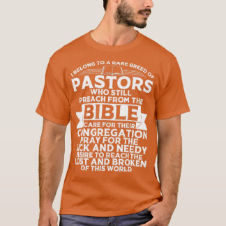 Camiseta Pastor Engraçado Apreciação Presente Pastor Cristã