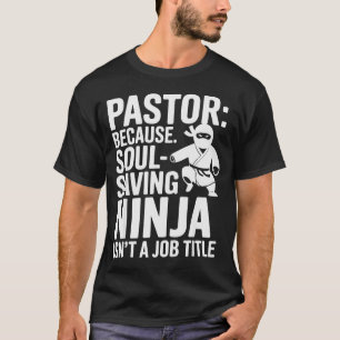 Camiseta Pastor Engraçado Humor Fé Cristã Liderança Piada