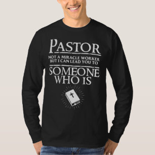 Camiseta Pastor Engraçado Presente Para Homens Legal Igreja