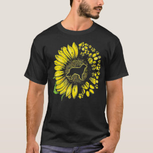 Camiseta Pastor-girassol australiano com patas Aussie Dog