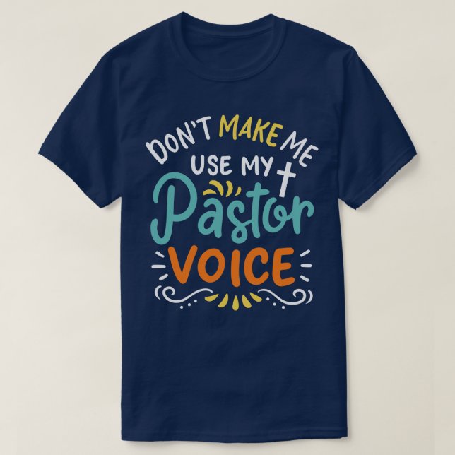Camiseta Pastor Ministro 3 (Frente do Design)