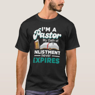 Camiseta Pastor Oath Of Enlistian Teologian Preacher
