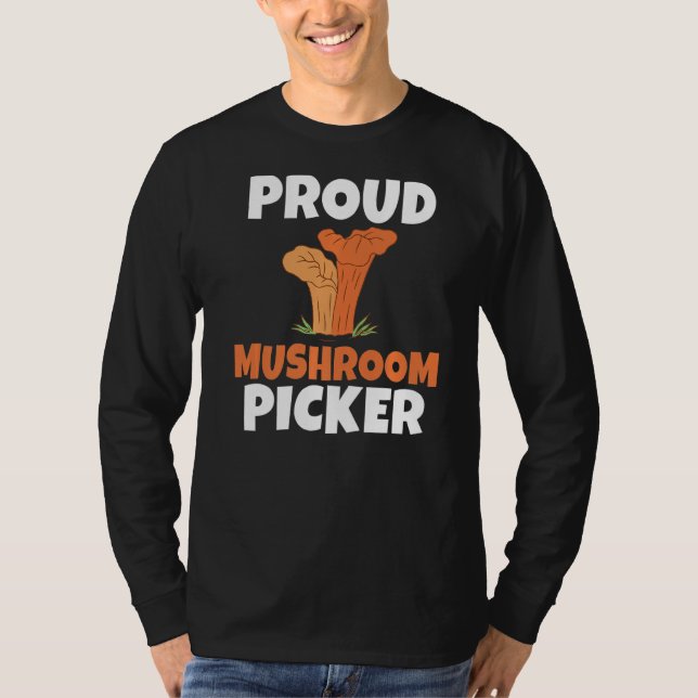 Camiseta Pastor Orgulhoso Caça Morel Fungi Hunter (Frente)
