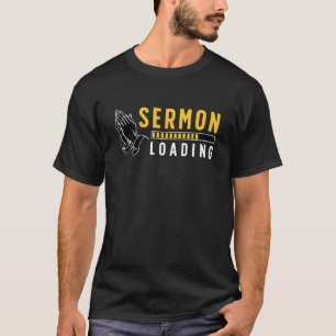 Camiseta Pastor Sermão Carregando Pastor Fazendo Ministra C