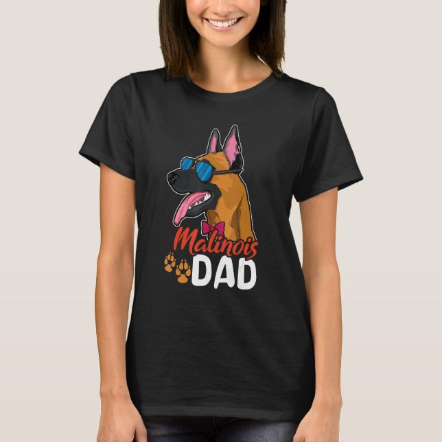 Camiseta Pastor Shepherd Pai Malinois Belga Malin (Frente)