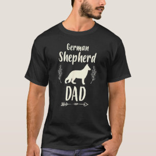 Camiseta Pastores Alemães Machos Para Homens Cães Pastores