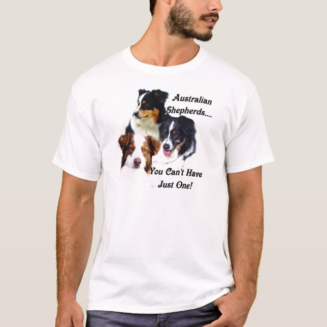 Camiseta pastores australianos (Frente)