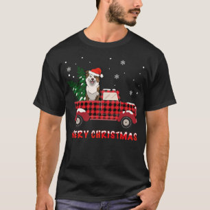 Camiseta Pastores australianos Árvore de Caminhão de Natal