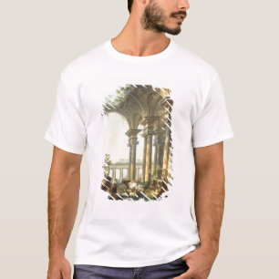 Camiseta Pastores com animais em uma paisagem clássica