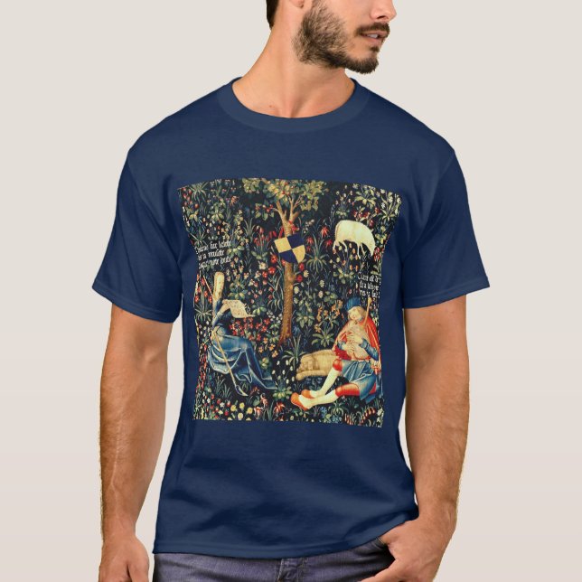 Camiseta Pastores e ovelhas Renascentistas Medievais (Frente)