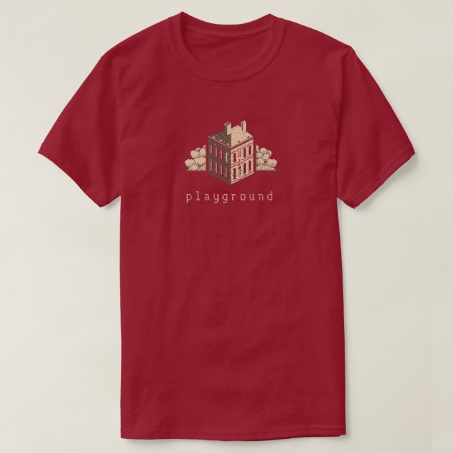 Camiseta Pastory pixelart zandbak (Frente do Design)