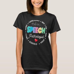 Camiseta Pat de Fala do Esquadrão de Discurso Terapêutica d