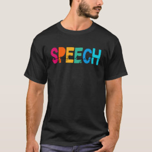 Camiseta Pat de Fala do Esquadrão de Discurso Terapêutica d