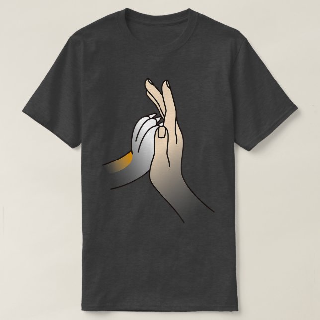 Camiseta Pata Alta Cinco Cachorros de Corgi (Frente do Design)