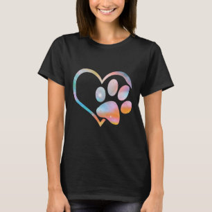 Camiseta Pata-Cão Imprime Psicodélica Tie Dye Buldogue Ingl