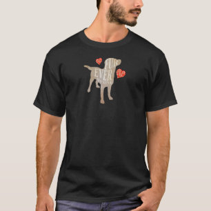 Camiseta Pata de Cachorro Coração Labs Retrievers Pelo Para