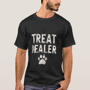 Camiseta Pata de cachorro fofa dizendo Vendedor de guloseim