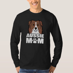 Camiseta Pata de Cadela Mãe Australian Shepherd