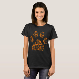 Camiseta Pata de Cão Imprime Pegada De Capoeira No Hallowee