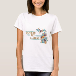 Camiseta Pata de Michigan Imprime T-shirts