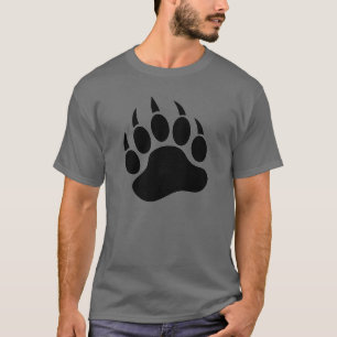 Camiseta PATA DE URSO GAY na frente WOOF atrás