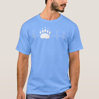 Camiseta Pata do Urso Marrom Grizzly com Pulso