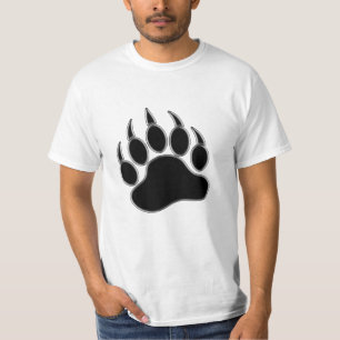 Camiseta Pata do Urso/Revestimento de Prata de Garra - Cami