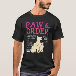 Camiseta Pata E Ordem Unidade Felina Especial Treinamento d