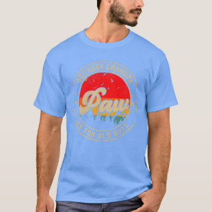 Camiseta Pata Porque Vovô é para Caras Velhos Retro para Vo