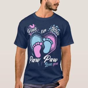 Camiseta Pata Rosa Ou Azul Adora Sua Revelação De Gênero