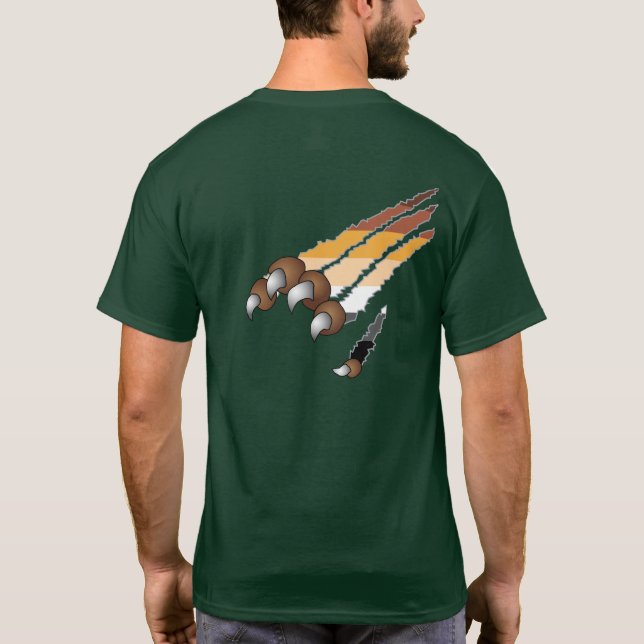 Camiseta Pata & t-shirt do orgulho (urso) (Verso)