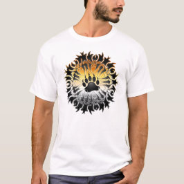 Camiseta Pata tribal do orgulho do urso
