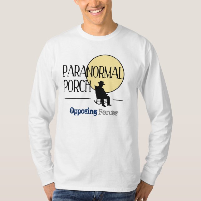 Camiseta Patamar Paranormal: Forças de oposição (Frente)