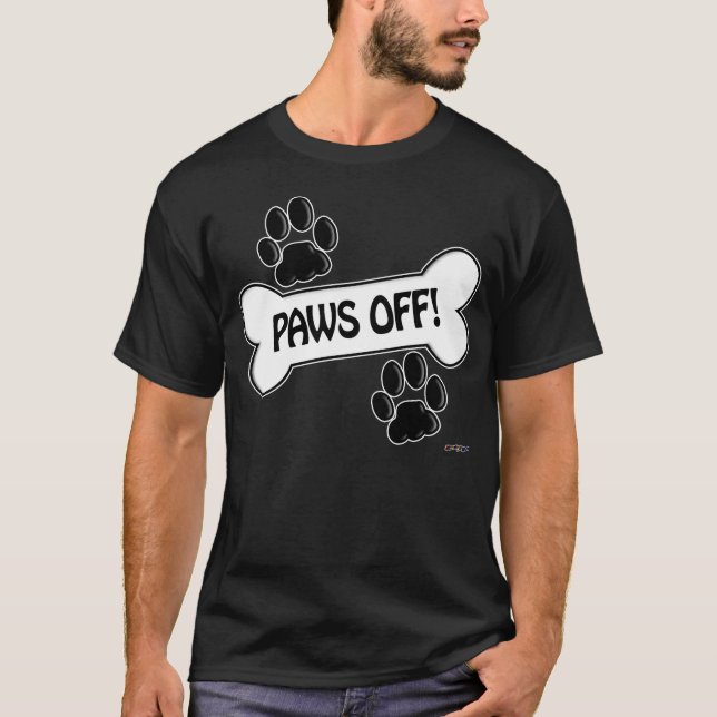 Camiseta Patas à Parte! - patas pretas (Frente)