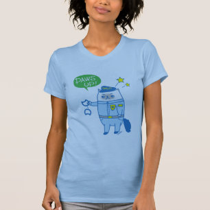 Camiseta Patas acima! Goma é T de Pawsome Pawlice