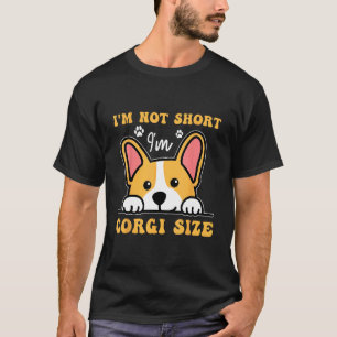Camiseta Patas bacanas Eu não sou baixo Eu sou do tamanho d