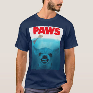 Camiseta Patas de Cachorro Chihuahua Cartaz de Filme Engraç