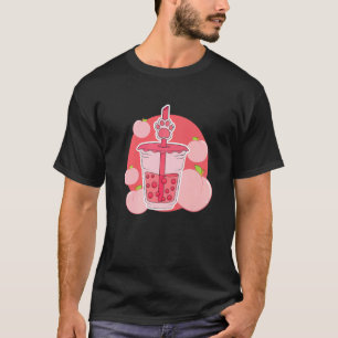 Camiseta Patas de Gato Caixa Groovy Leite de Morango