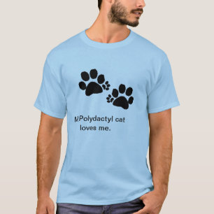 Camiseta - Patas de Gatos de Polidactilo