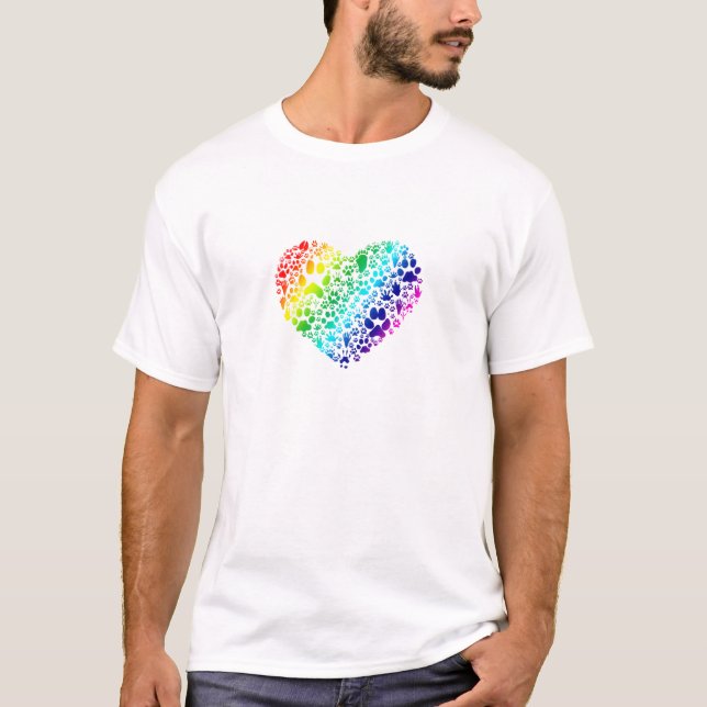 Camiseta Patas do coração (Frente)