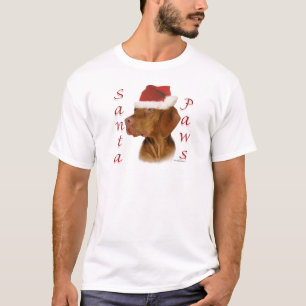 Camiseta Patas do papai noel de Vizsla