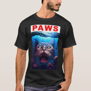 Camiseta Patas Engraçadas Gato Gatinho Tomcat Gatinho Parod