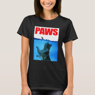 Camiseta Patas Gato e Rato Monstro Aterrorizante Ataque de
