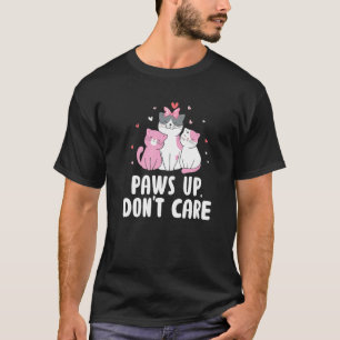 Camiseta Patas Não se importam com Casais de gatos Gatinho