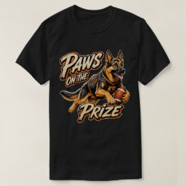 Camiseta Patas no Prêmio Pastor Alemão Futebol